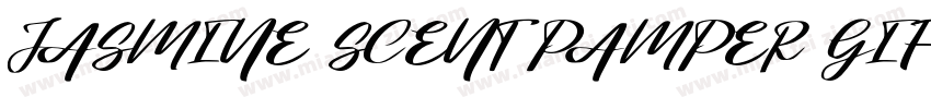 JASMINE SCENT PAMPER GIFT SET字体转换